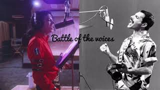 Michael Jackson Vs Freddie Mercury Acapella studio vocals