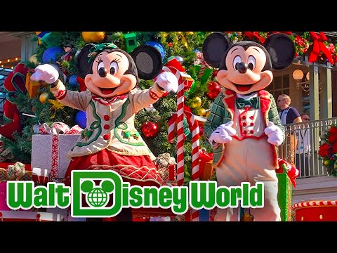 Mickey's Once Upon a Christmastime Parade 2025 - Christmas Parade at Walt Disney World [4K POV]