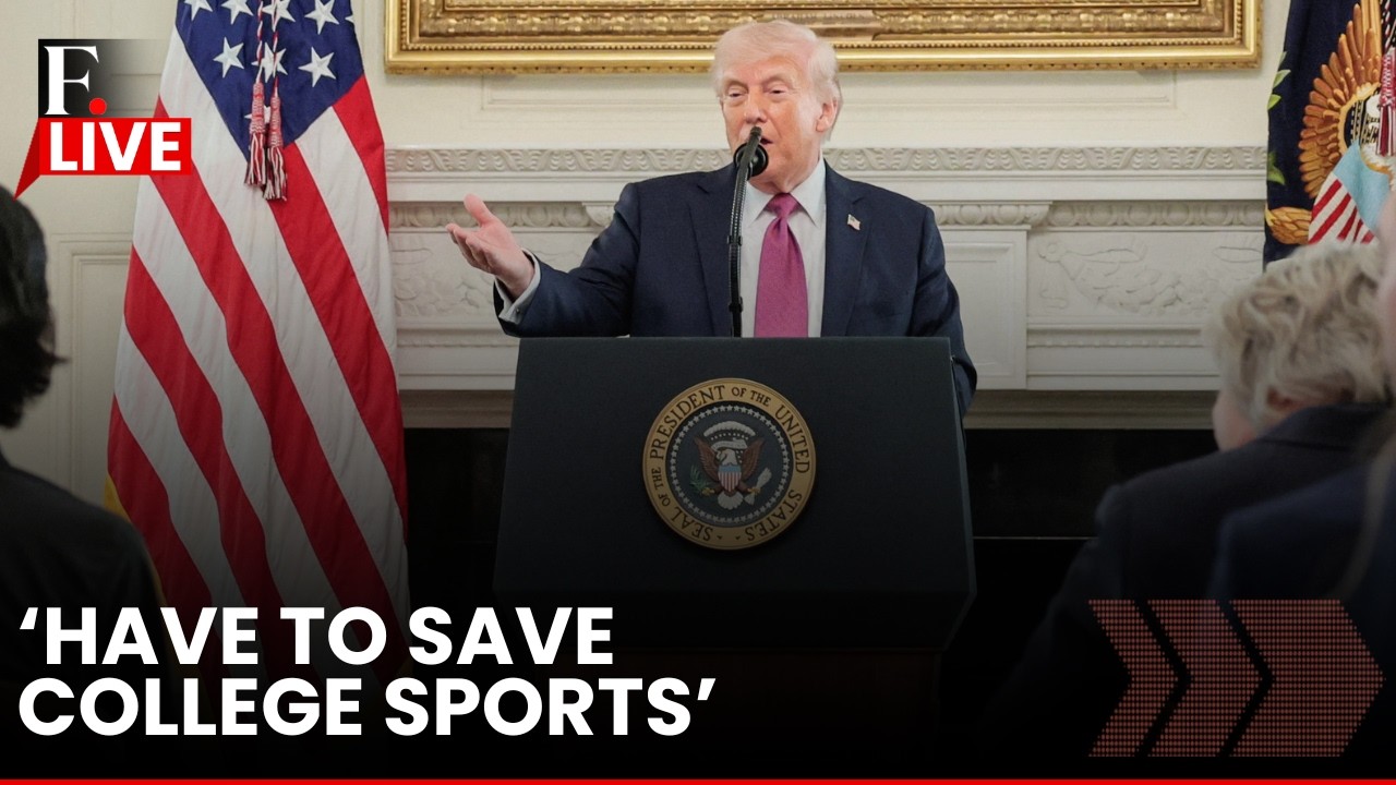 LIVE: 'Milestone is Achieved through Sacrifice' Trump Speaks At NCAA Collegiate