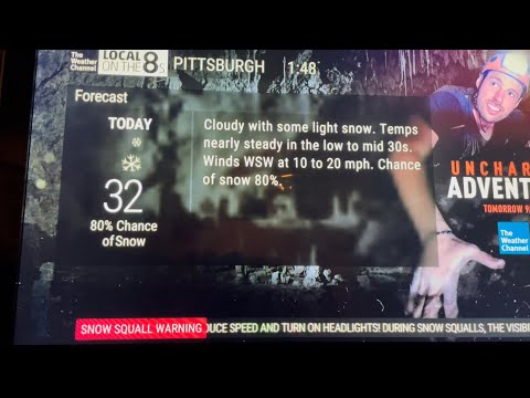Local on the 8s with Snow Squall Warning #2 - Pittsburgh, PA (11/18/22)