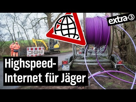 Realer Irrsinn: Glasfaser-Ausbau im Naturschutzgebiet in Schleswig-Holstein | extra 3 | NDR