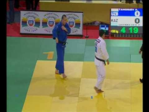 JUDO 2009 Tournois de Paris: Abdullo Tangriev (UZB) - Yerzhan Shinkeyev (KAZ)