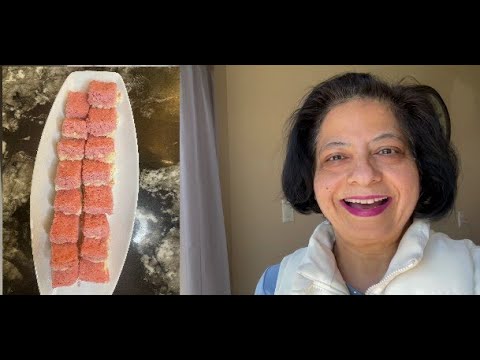 Sugar free coconut barfi in 3 steps: only 5 minutes of work!