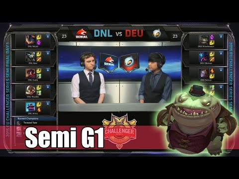 Denial eSports vs Dignitas EU | Game 1 Semi Finals S5 EUCS Summer 2015 | DNL vs DEU G1 Semi EUCS