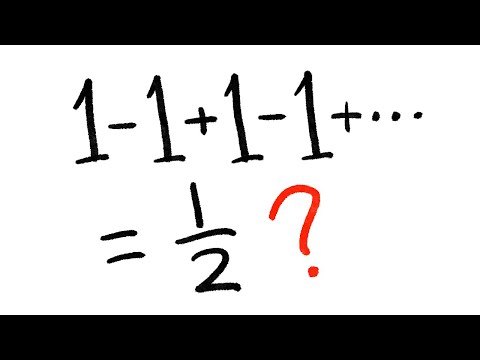 Is 1-1+1-1+1-1+...=1/2 really true?