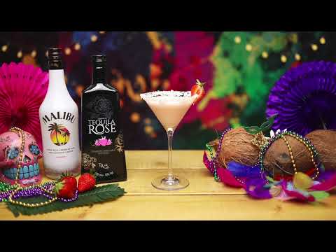 The Booze Bar | How To Make A Tequila Rose Colada Fresca