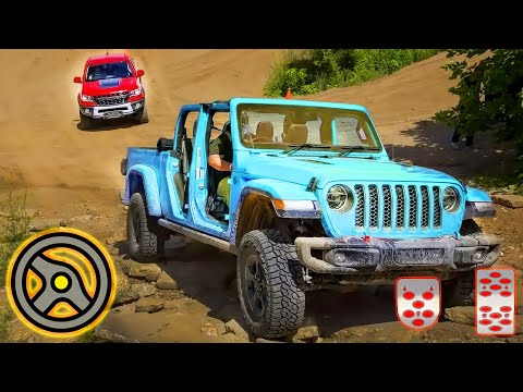 Pickup Truck Offroad Simulator 3D - Luxury Prado Jeep Driving Game | Android Gameplay