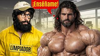 Culturista HUMILLADO por la fuerza de un conserje 😳 | Broma de gimnasio de Anatoly