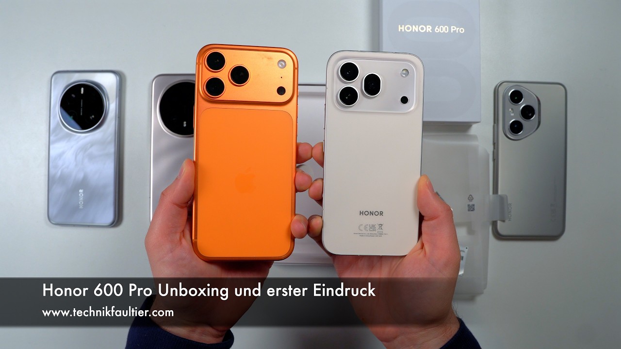 Honor 600 Pro Unboxing und erster Eindruck