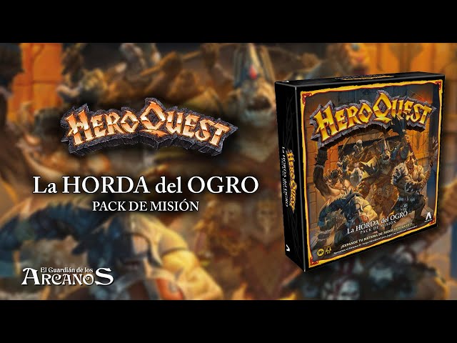 Vídeo relacionado con Avalon Hill, Heroquest, Against The Ogre, Horde Quest Pack, Juego de rol a Partir de 14 años, de 2 a 5 Jugadores, Requiere Sistema de Juego HeroQuest para Jugar, 1 Unidad, Multicolor