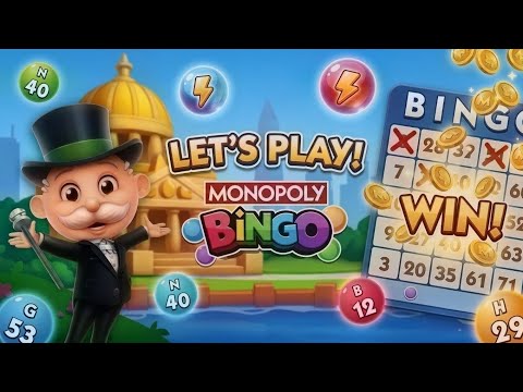 Monopoly BINGO • First Time Playing! 🎲 Completing the First 3 Zones