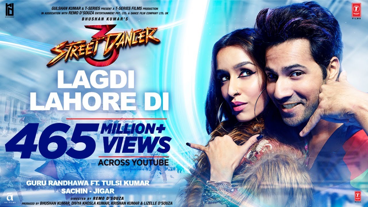 LAGDI LAHORE DI Lyrics | Street Dancer 3D