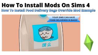 How To Install Food Delivery Bags Override Mod For Sims 4 | 2026
