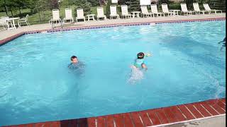 Videos of big kids swimming
