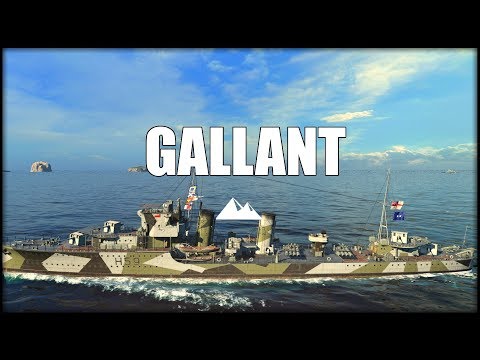 GALLANT, mein Spielstil mit ihr... - World of Warships | [Ranked] [DE] [60fps]