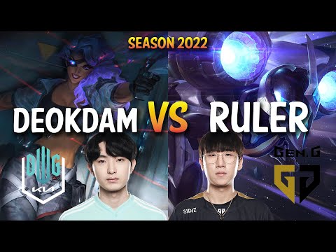 DK Deokdam vs Gen Ruler - SAMIRA vs KAI'SA ADC - KR Ranked
