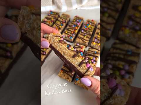 Copycat Kudos Bars! Gluten free &  healthy!