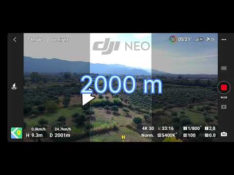 DJI Neo RANGE TEST 2000m