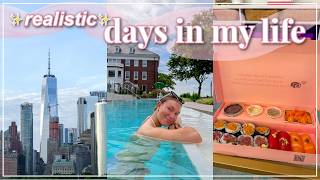 Realistic Days In My Life in NYC ✨ | Sushi Dates, Singing Rehearsal, Spa Day | Lauren Norris