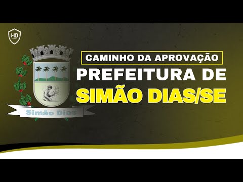 PREFEITURA DE SIMÃO DIAS/SE: CAMINHO DA APROVAÇÃO - PROF. FERNANDO RICARDO - HD CONCURSOS.