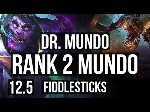 DR. MUNDO vs FIDDLESTICKS (JNG) | Rank 2 Mundo, 2/1/7 | NA Challenger | 12.5