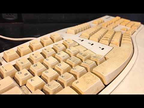 Microsoft Keyboard Cleaning Repair and Retrobright