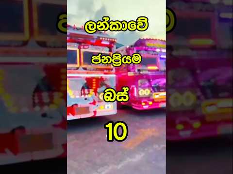 කැමතිම බස් එක COMMENT එකක් දාගෙන යන්. 💛💥👑#srilanka#modified#vehicles#bus
