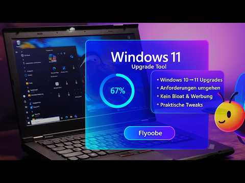 Windows 10 zu Windows 11 upgraden: Ohne Werbung, Zwang und Bloatware!