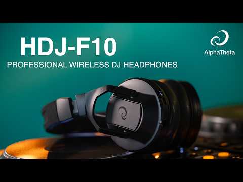 AlphaTheta HDJ-F10-TX Wireless Monitor Headphones (Without Transmitter), HDJ-F10 image 15