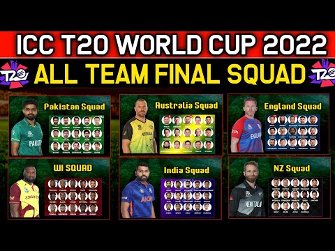 ICC T20 World Cup 2022 All Team Squad | All Team Squad T20 World Cup 2022