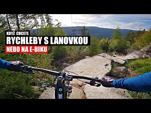Trail Rock 'n' rolla je plný šutrů a z Plešivce dělá ještě zajímavější bikepark