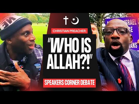 The Islamic Dilemma: "WHO IS ALLAH?" Pastor Orlando VS ARROGANT Muslim at Speakers Corner