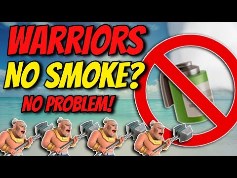 How To Use Warriors With No Smoke - Low Level Attack Strategy In Boom Beach