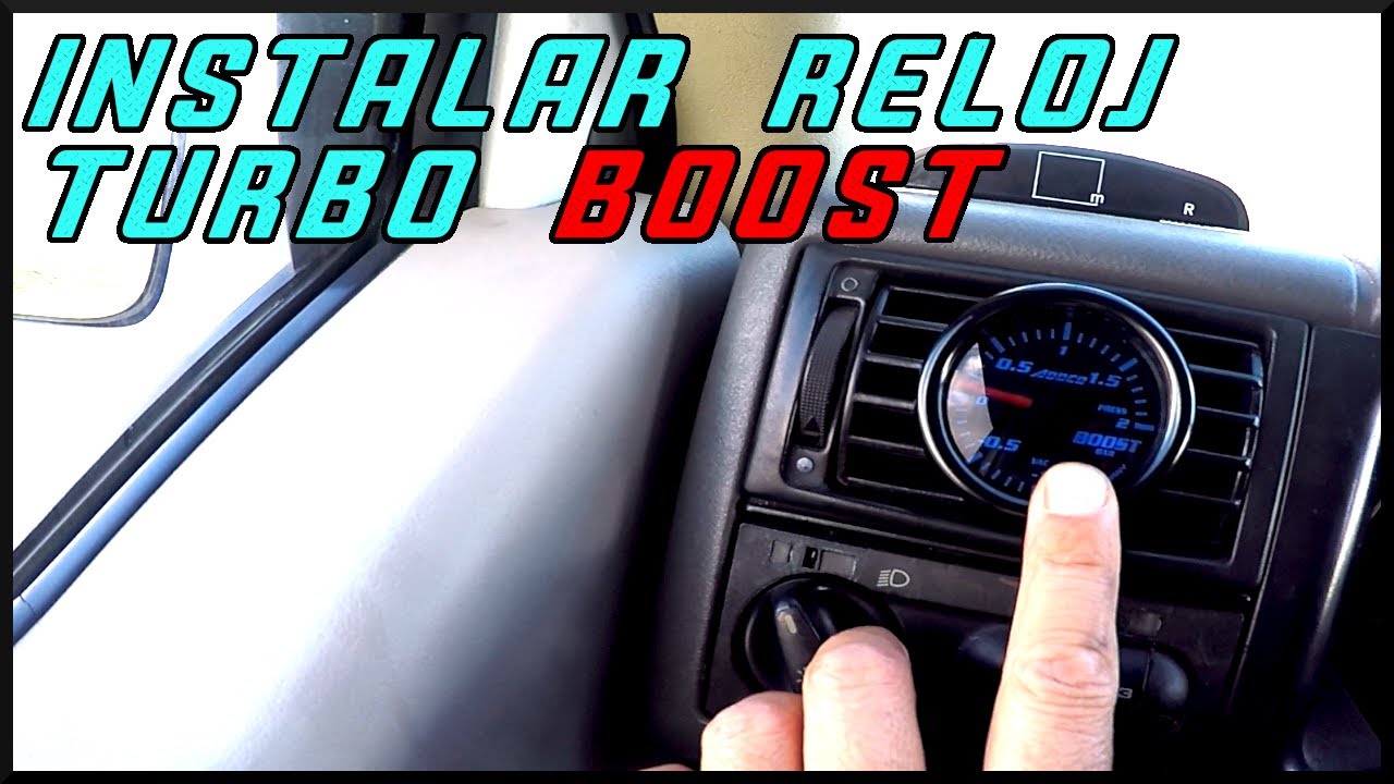 como INSTALAR UN RELOJ DE PRESION DEL TURBO EN TU COCHE