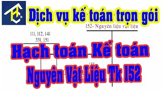 Hạch toán kế toán nguyên vật liệu, tài khoản 152 Dịch vụ kế toán,Đại lý thuế Hưng Cát Lợi 0916273272