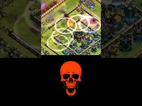 Destroyed town hall 17 with only hero 😱🔥 II Clash of clans II #shorts #clashofclans #coc