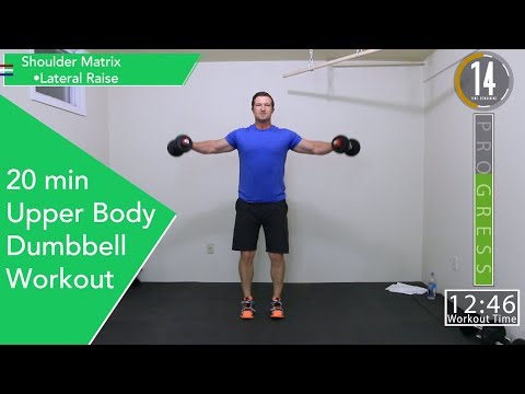 20 Minute Upper Body Dumbbell Workout - Great For Beginners