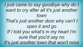 Hank Williams Jr. - Just Another Town Lyrics