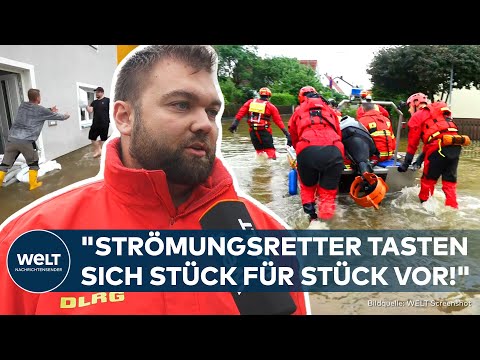 Video Thumbnail: HOCHWASSER IN SÜDDEUTSCHLAND: Hoffnung auf Entspannung! "Ein halber Meter fehlt seit gestern!" DLRG