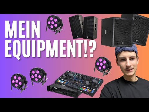 Mein komplettes DJ, Licht- und Tontechnik Equipment🪩🍾