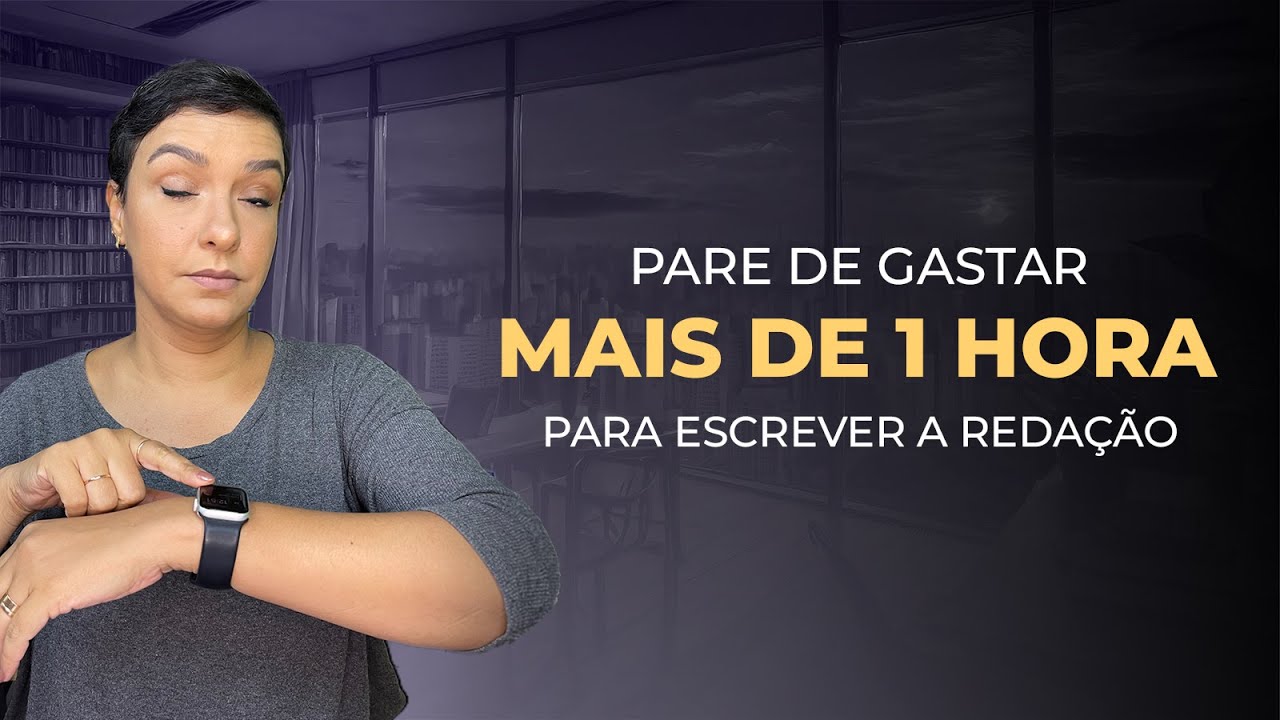 Como ESCREVER UMA REDAÇÃO 1000 em 1 HORA! | Jana Rabelo