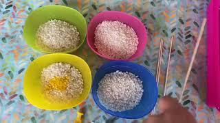 Experimentem amb arròs