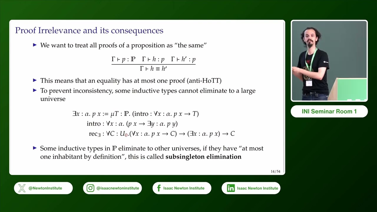 Mr. Mario Carneiro | Lean Meta-theory: The Proofs behind the Proofs