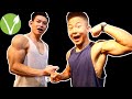 Home Dumbbell Bicep Workout w/ Vegan Bodybuilder Chui Hin Chun + VEGAN POST WORKOUT MEAL