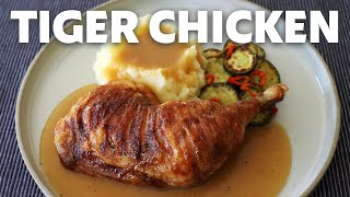 Tiger Chicken and 5-Minute Chicken Gravy Pan Sauce | Food Wishes