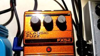 Video thumbnail for DOD Classic Fuzz and MBM Dist2 by TheColdNorthWind