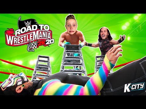 Road to WrestleMania in WWE 2k20 Part 4: TABLES LADDERS & CHAIRS!