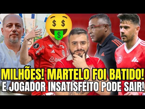 🚨 NEGÓCIO FECHADO NA EUROPA! INTER VAI GANHAR MILHÕES! | JOGADOR NA BRONCA COM ROGER | ELE PODE SAIR