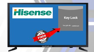 How to Unlock Hisense TV Key Lock Without Remote | Hisense TV Service Menu Codes & Factory Reset