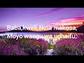 Damu Yako yenye baraka by papi Clever & Dorcas lyrics video